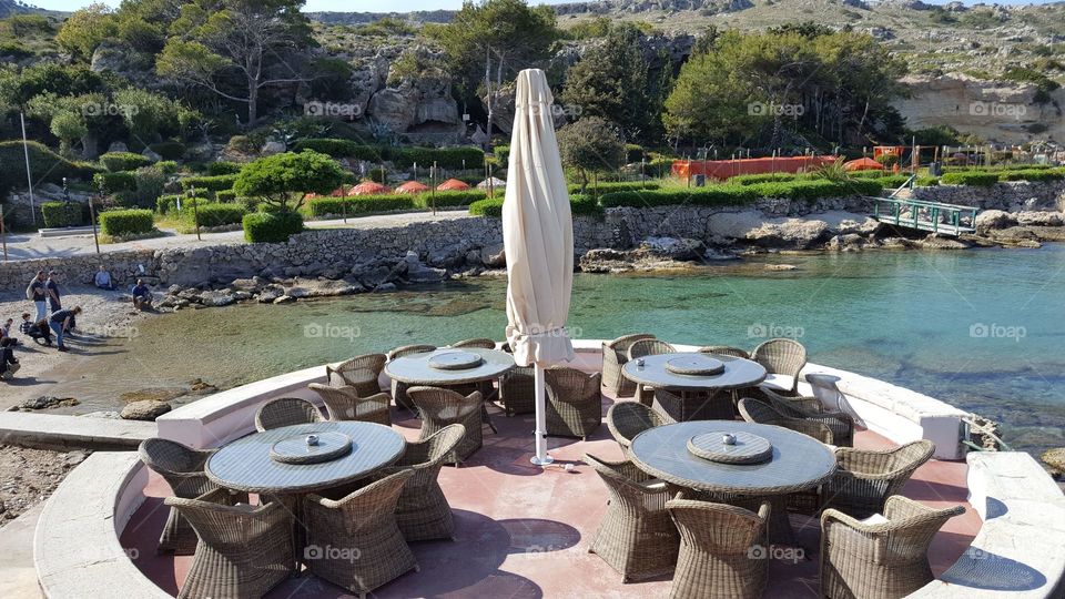 Restaurant in Kallithea Springs - Rhodos GREECE