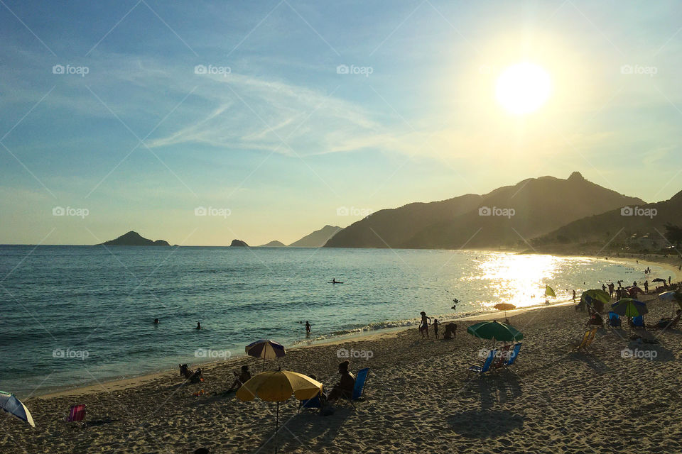  Sunset at Macumba Beach, Río de Janeiro, Brazil 