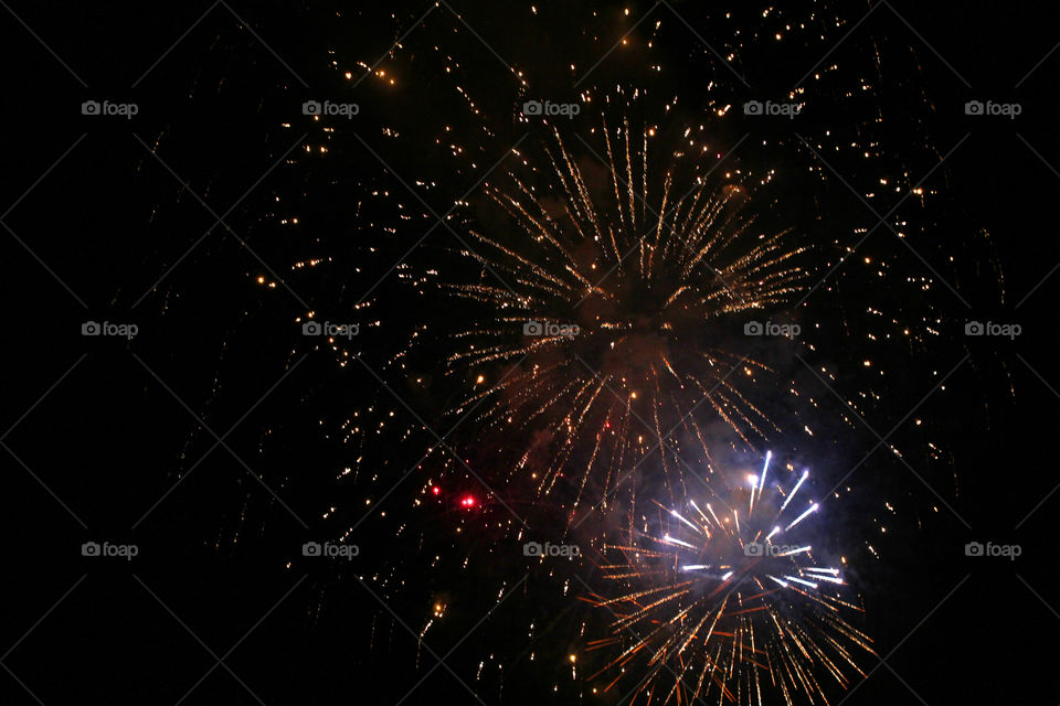 Fireworks, holiday, lights, flicker, splash, celebration, joy, sky, black sky, bright lights against the black sky, night, summer, night sky,
Bright lights of the salute against the black sky