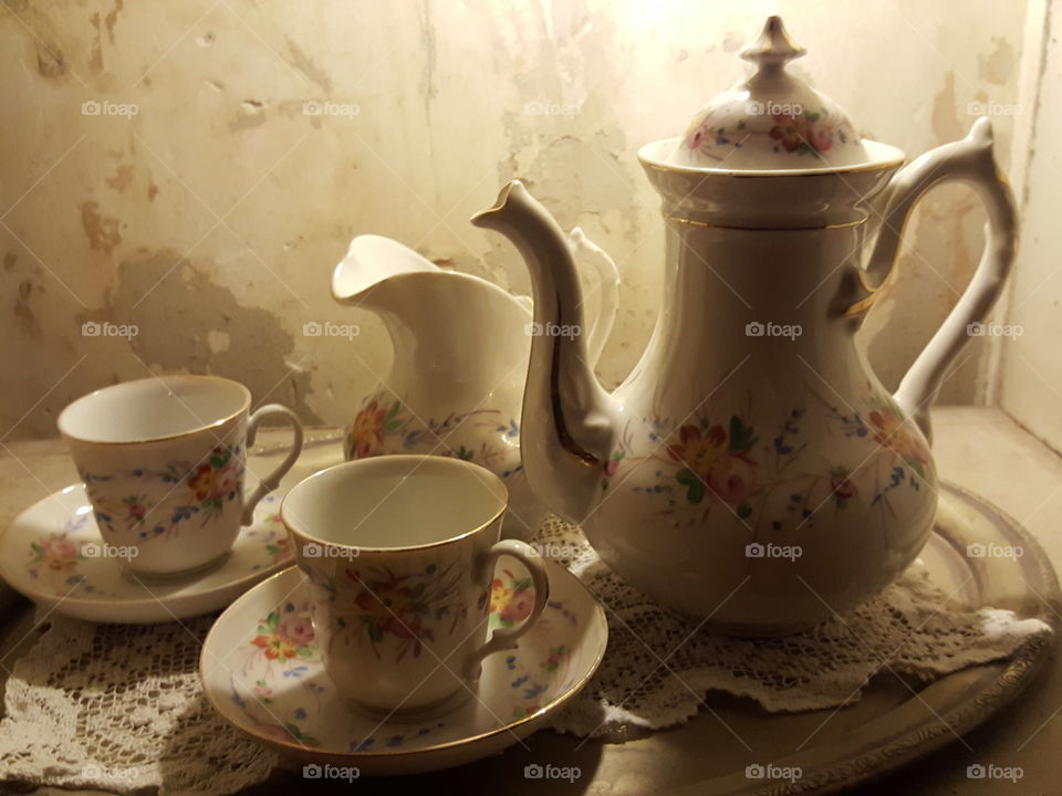 Vintage tea service