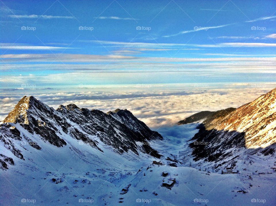 sky of clouds sea by sergiulik