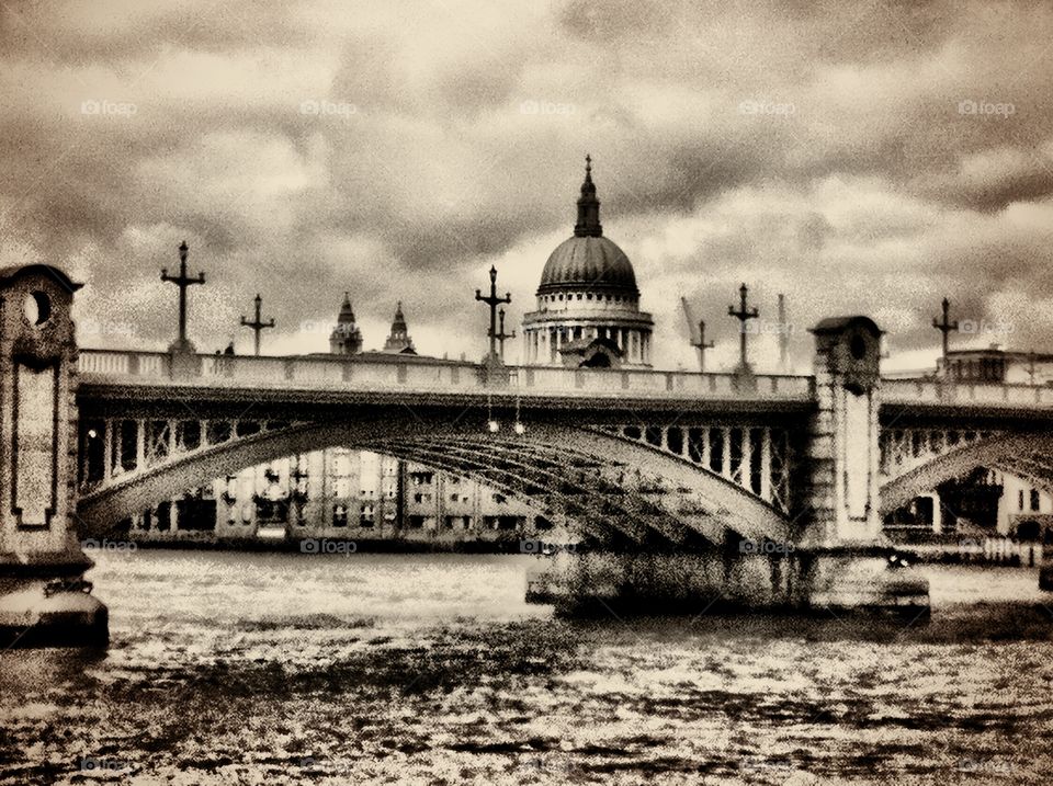 London Bridge over the River Thames, London, England