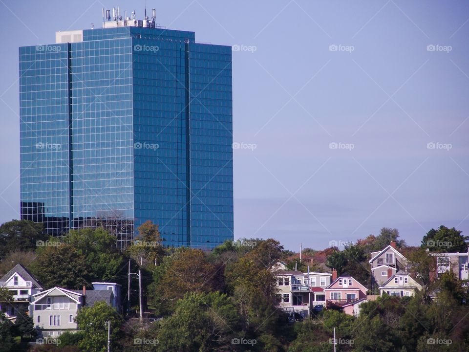 Modern next to traditional in Halifax, Canada 