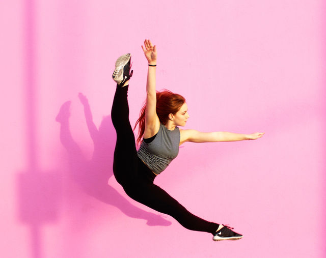 Pink wall
