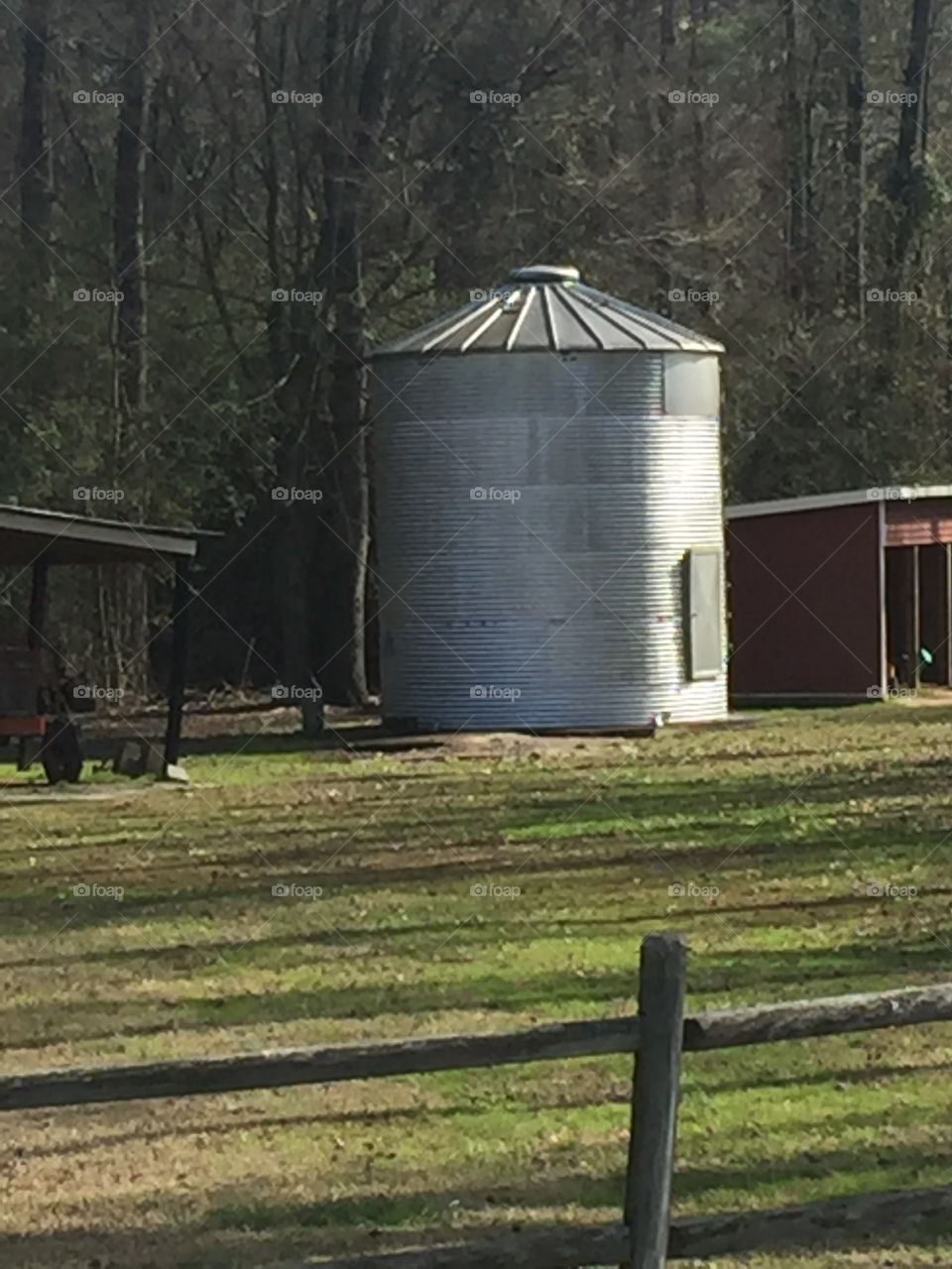 Old corrugated silo NC