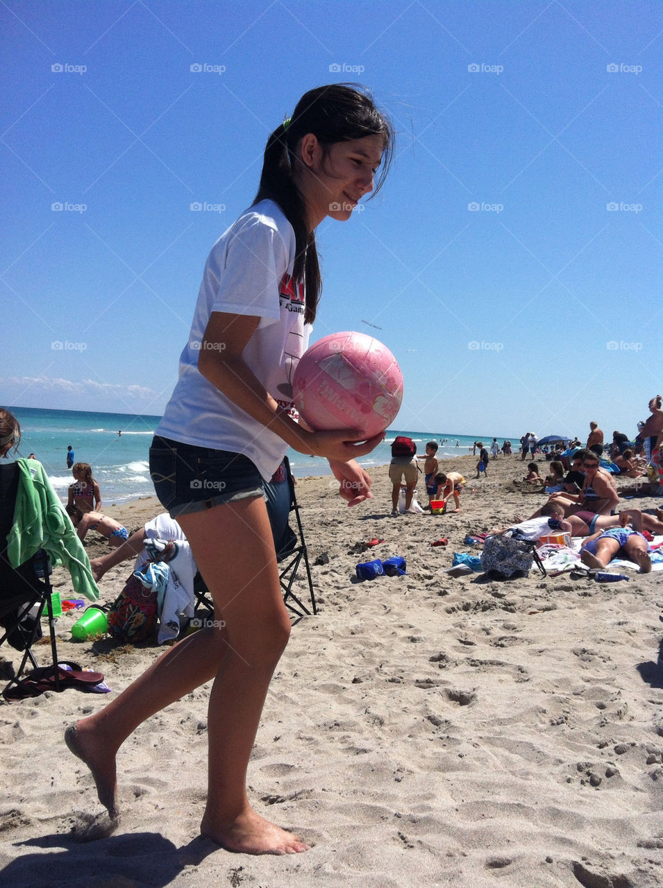 Volleyball at the beach