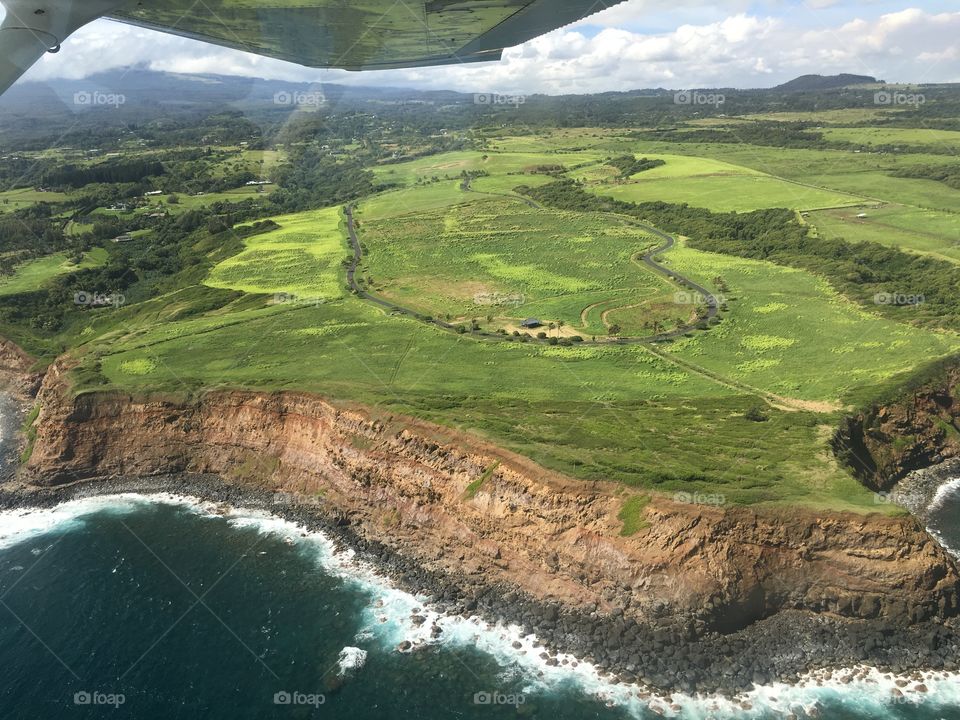 Cliff from above