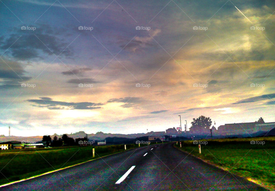 sky road hdr drive by Artbyteo
