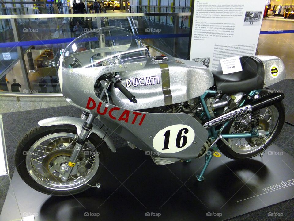 THE DUCCATI MUSEUM AT ZURICH FLUGHAFEN AIRPORT