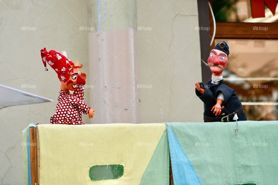 Street theater, puppet show