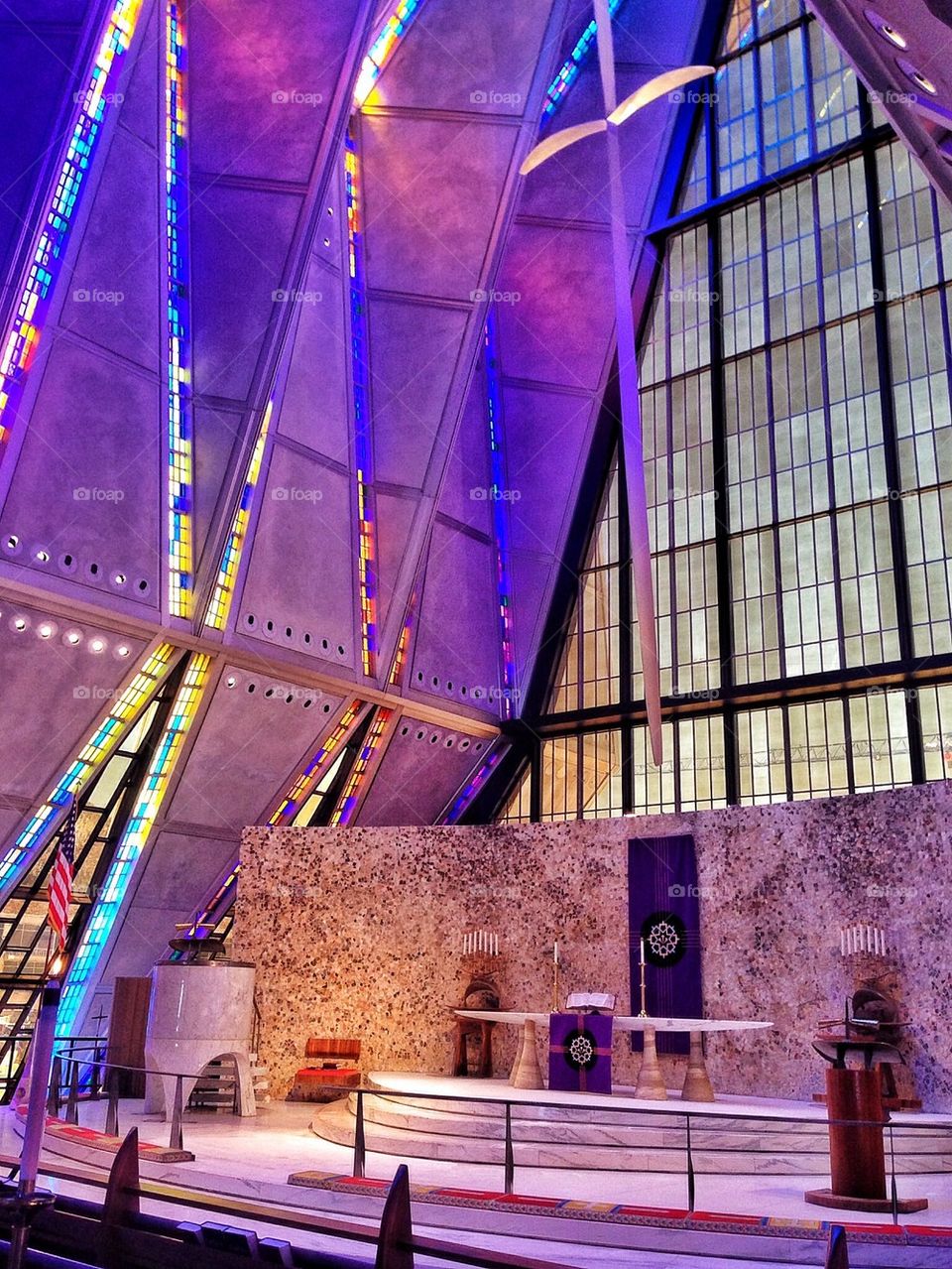 Cadet Chapel interior