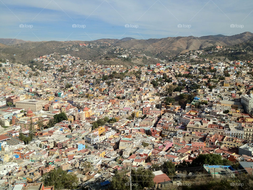 guanajuato méxico town view méxico by mariano