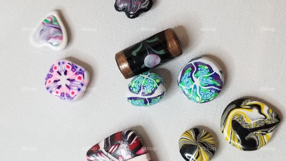 Handmade Polymer Clay Beads