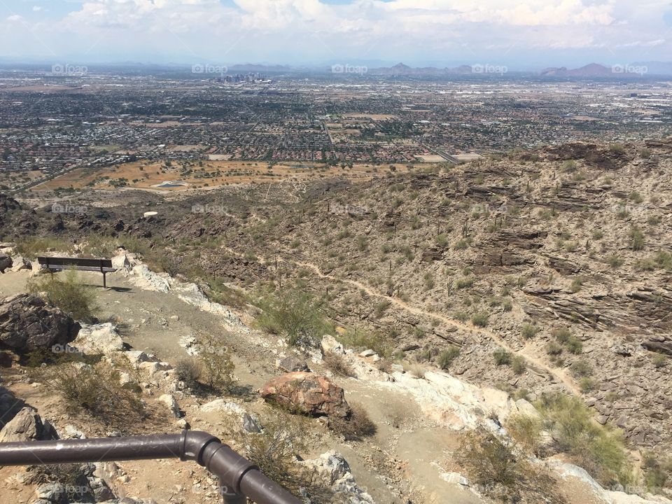 Desert mountain look out