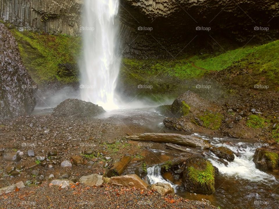 Waterfall, Water, River, Stream, Nature
