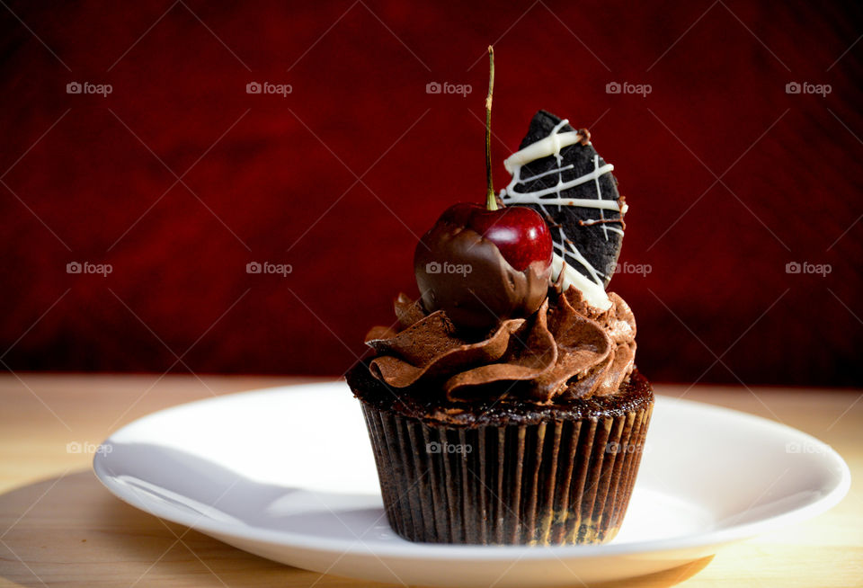 Chocolate Cherry Cupcakes