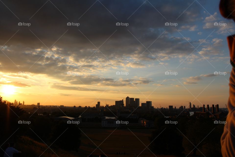 Sunset in Greenwich 