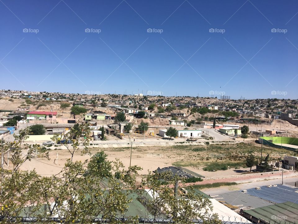 Beautiful Skyline in the desert 