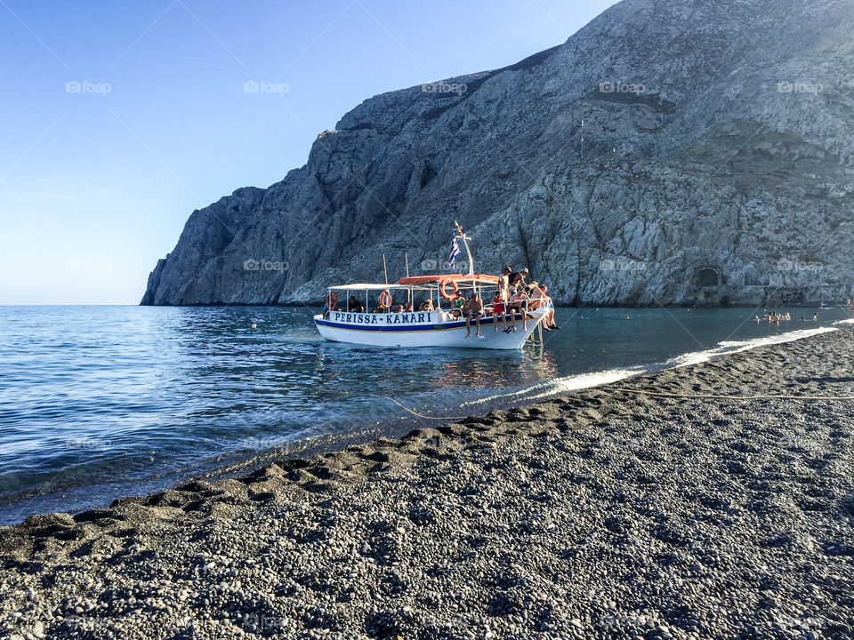 Beach boat. 