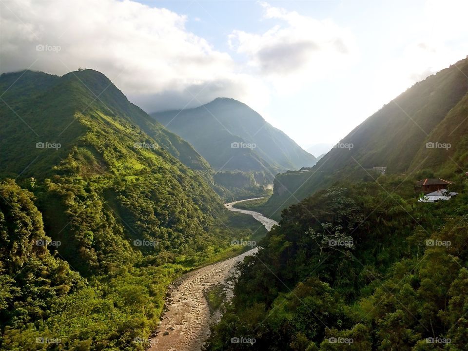 Baños, Ecuador in the Amazon Basin