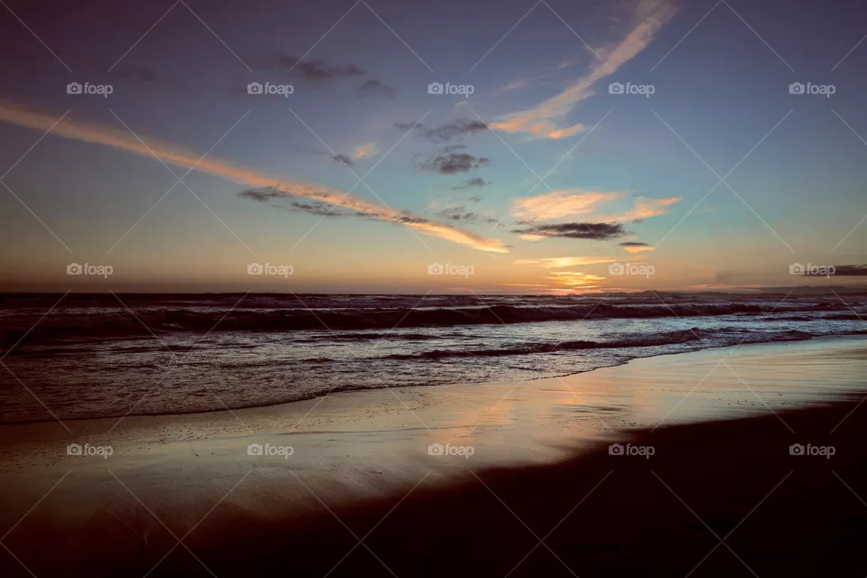 Sunset on Beach