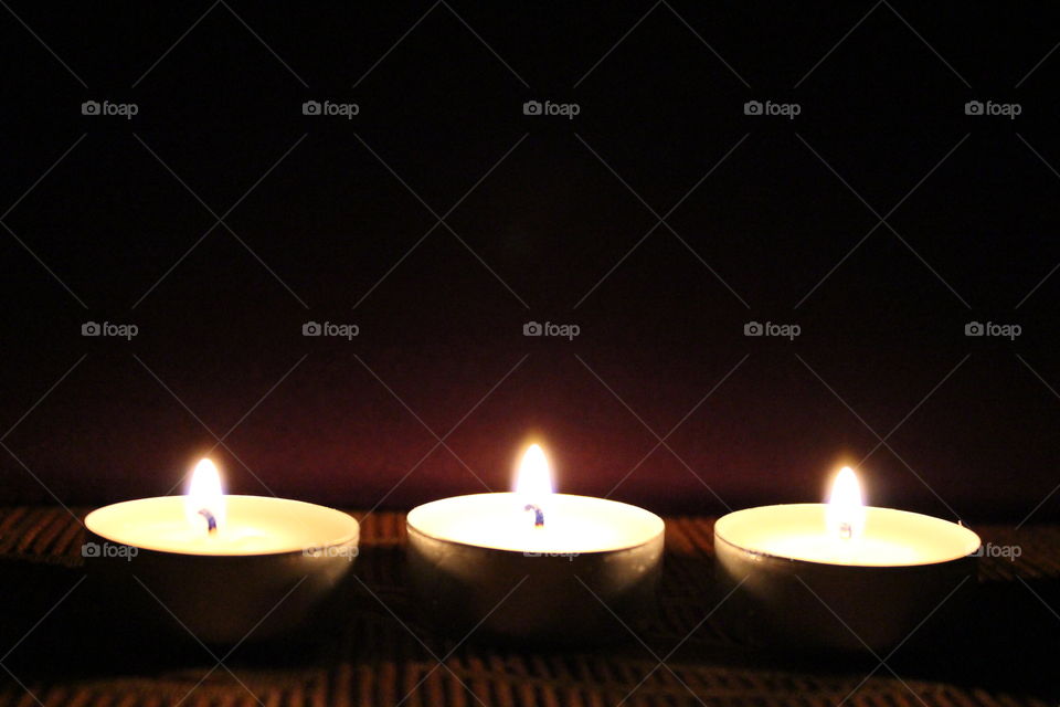 three candles