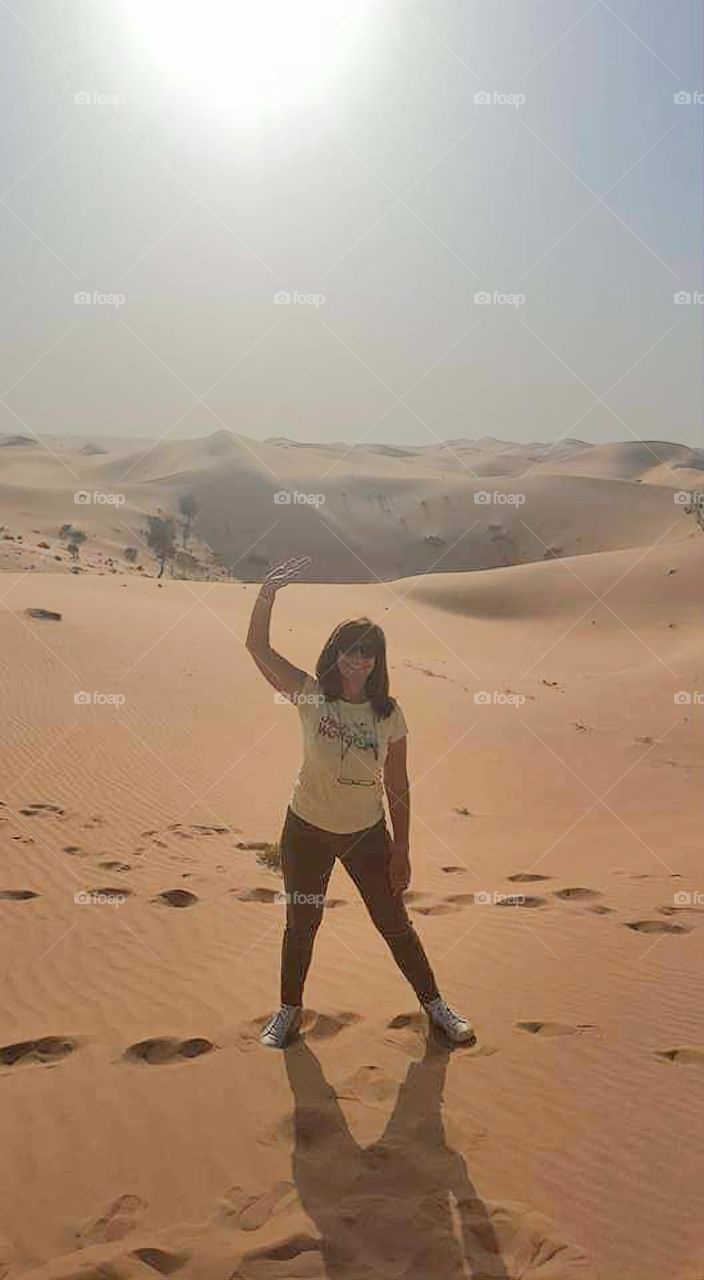 Hello from Emirates desert