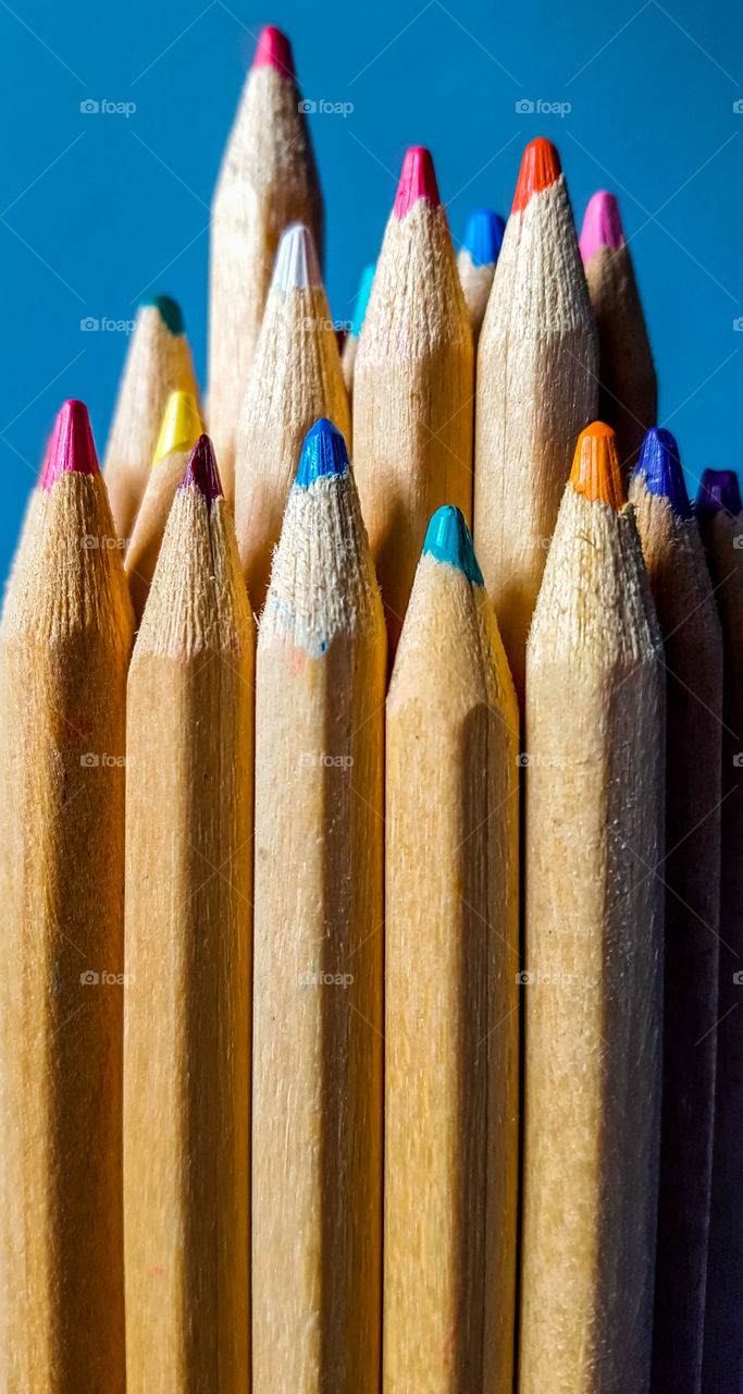 Coloured pencils