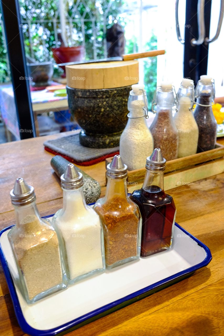 Condiments, herbs and spices