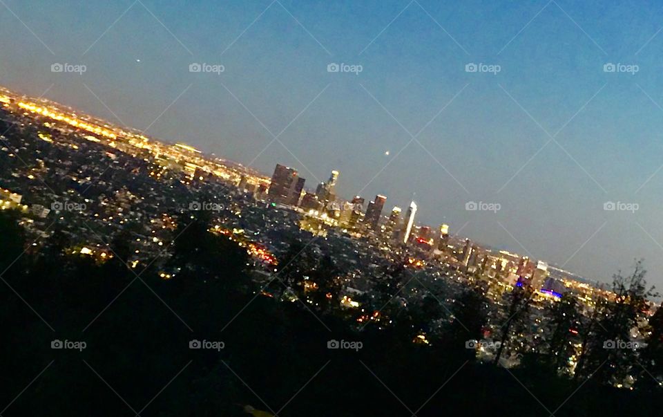 LA skyline 