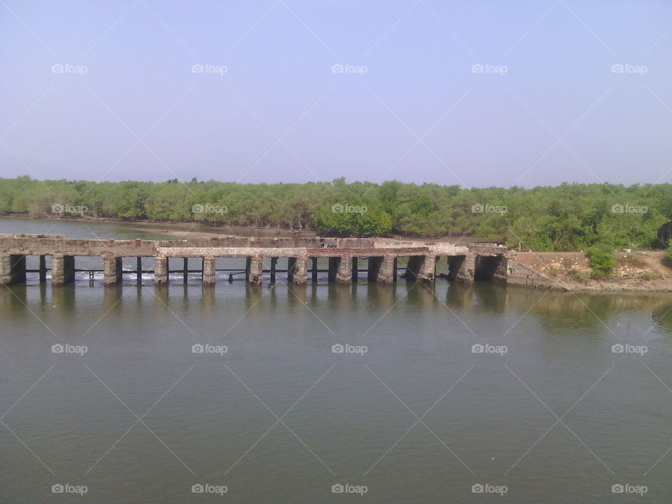 beautiful view of old bridge