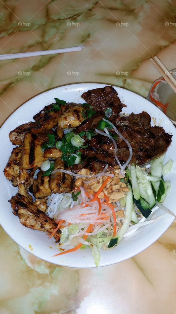 Vietnamese dish. Can't resist it