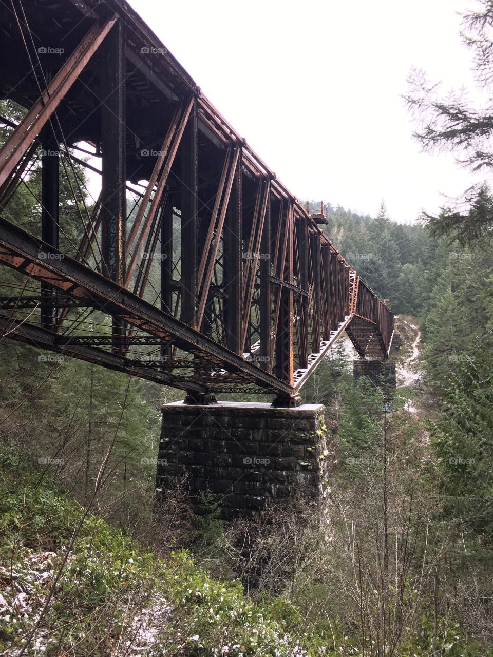 Goldstream train trestle, Vancouver Island, British Columbia 
