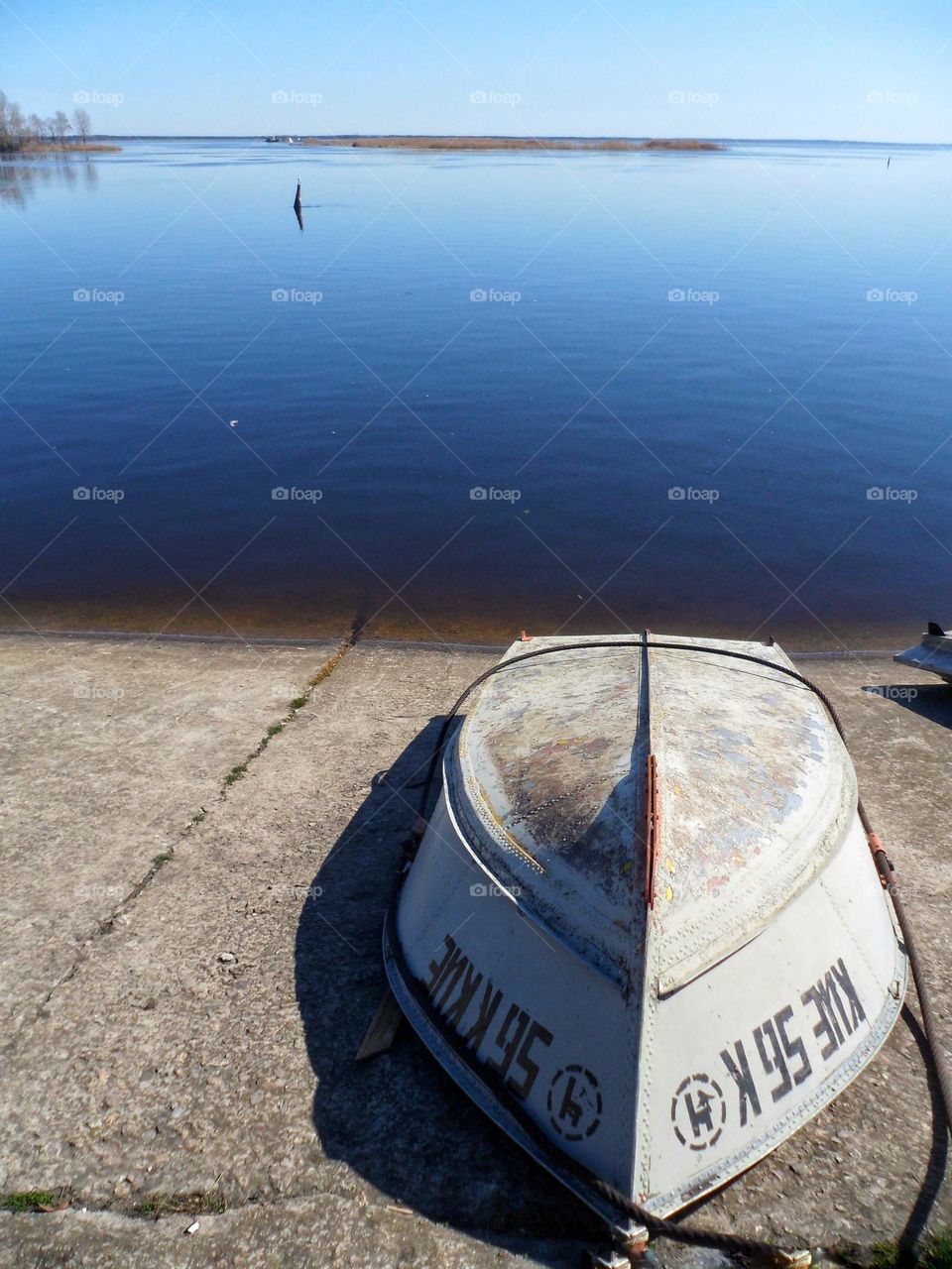 the Dnieper river in the city of Kyiv