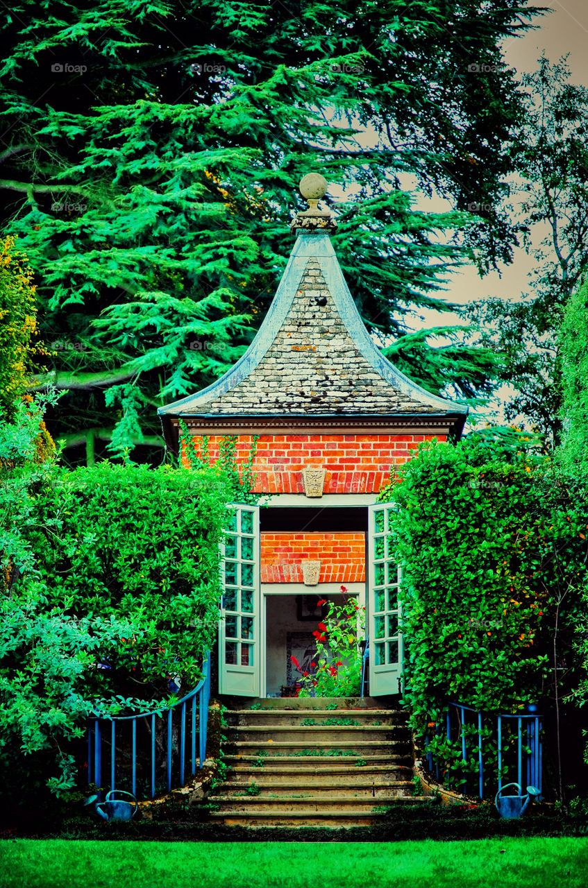 Gazebo. Summer house