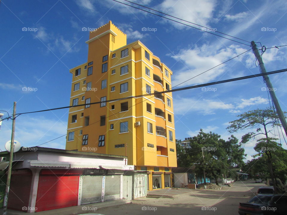 building in Dar es Salaam