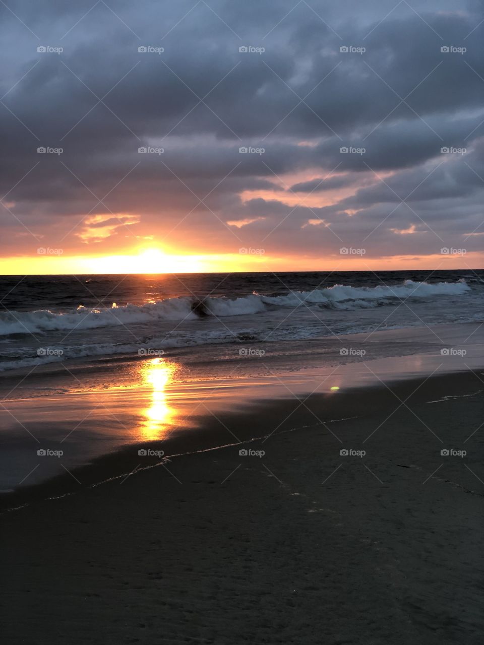 Sunset at Del Mar Beach
