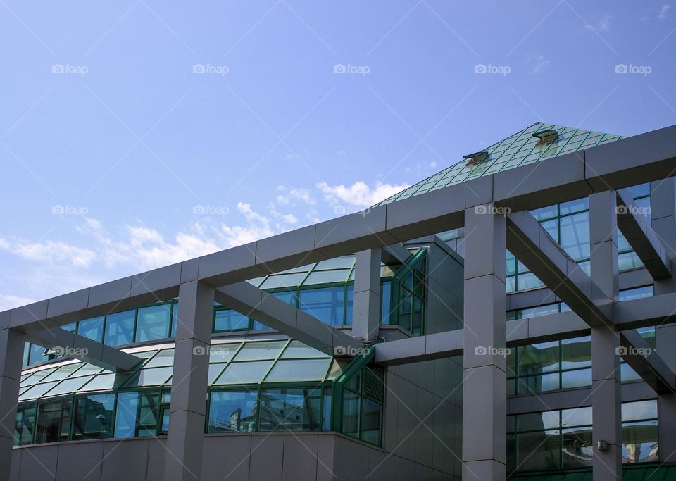 Architectural modern building 