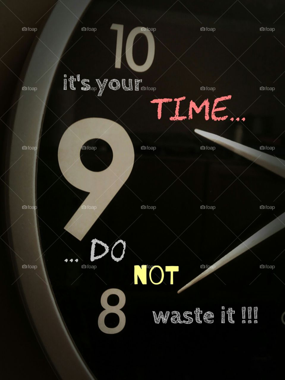 it's your time ... clock