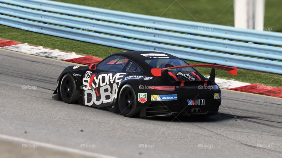 Mianco race with RUF GT3 at Watkins Glen