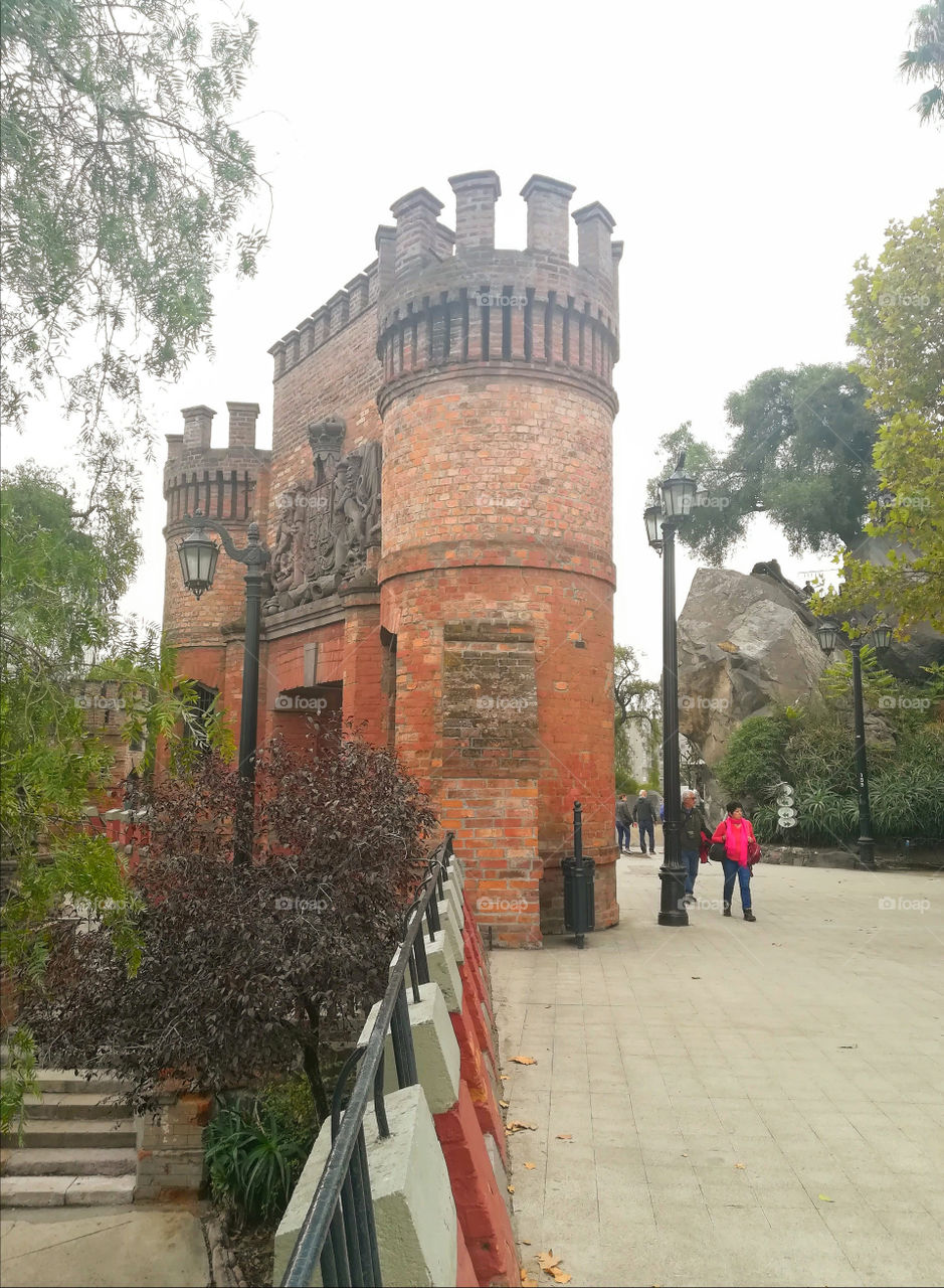 Santa Lucia Castle, a place full of magic and history in  Santiago Downtown