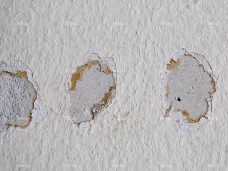 old wall defective wait for repair