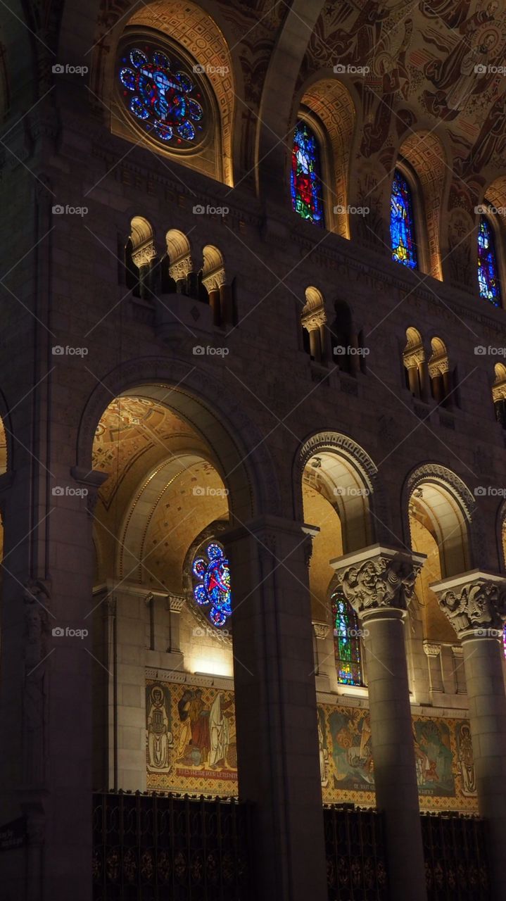 Architectural interior cathedral basilica religion faith
