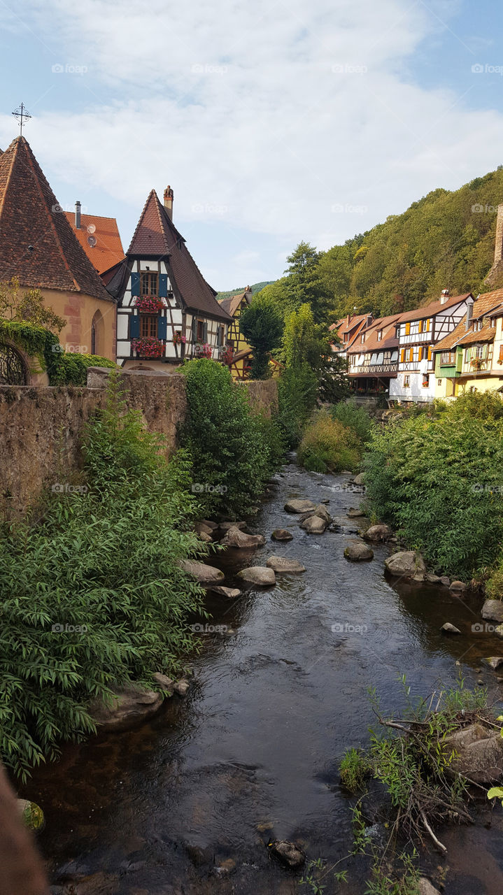 Scenic sight in Kaysersberg in France