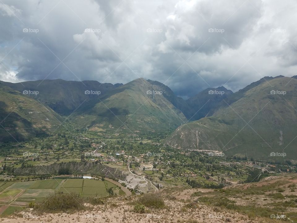 Beautiful mountains in Peru