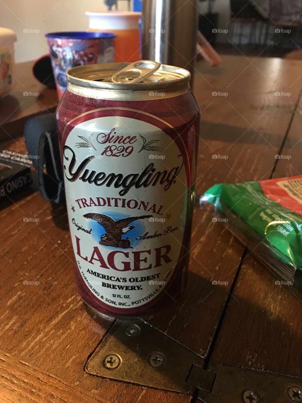 A can of Yuengling beer