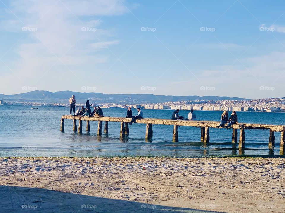 Relaxing in the city 