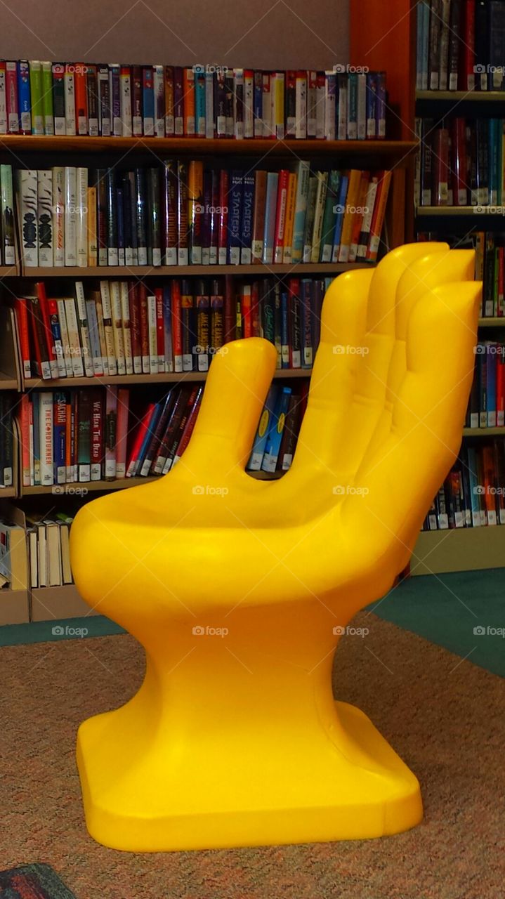 A hand for reading