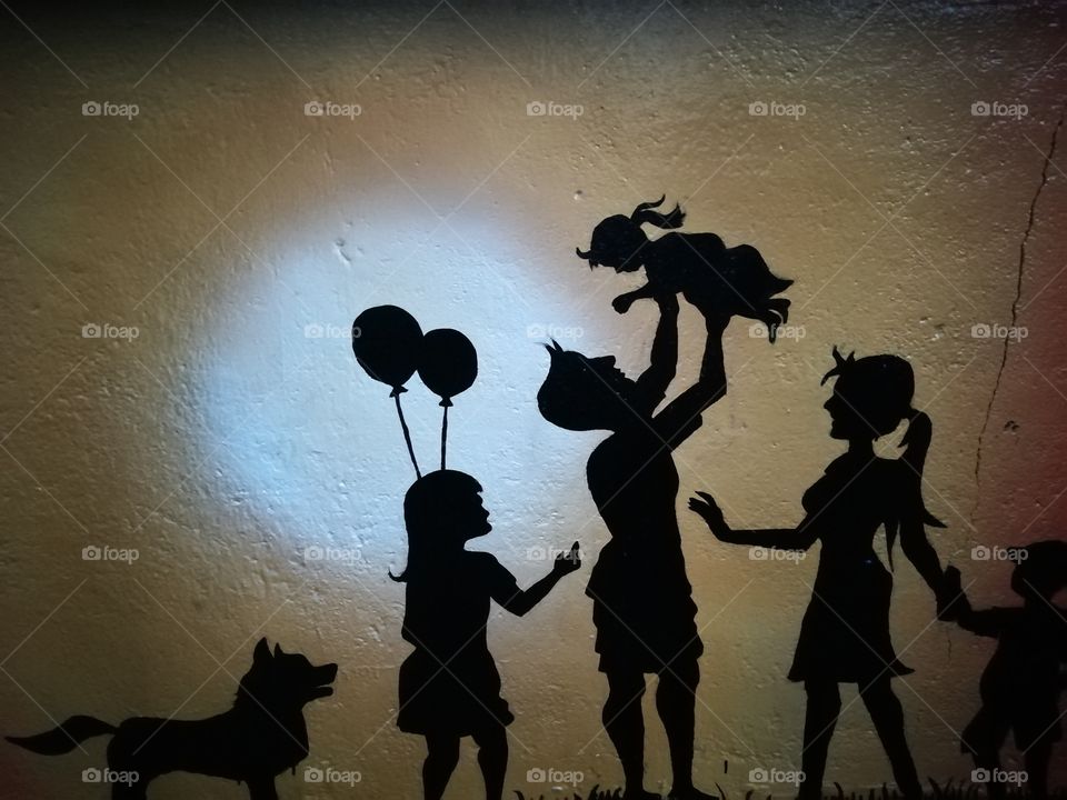 Wall art.. Family time