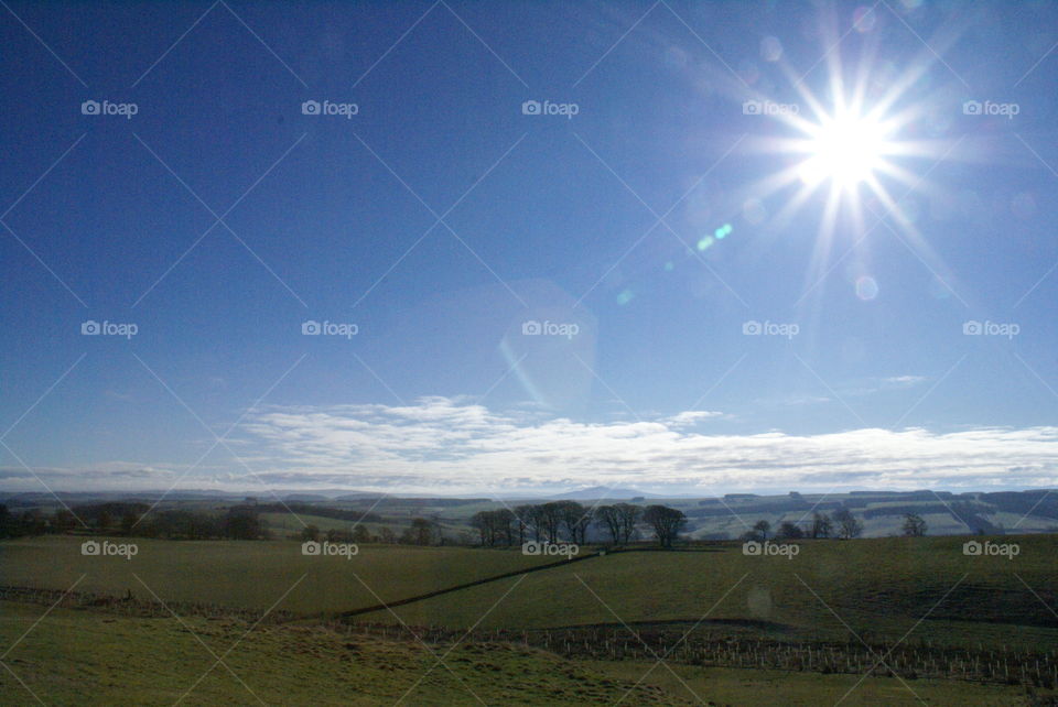 Countryside with bright sunlight 2